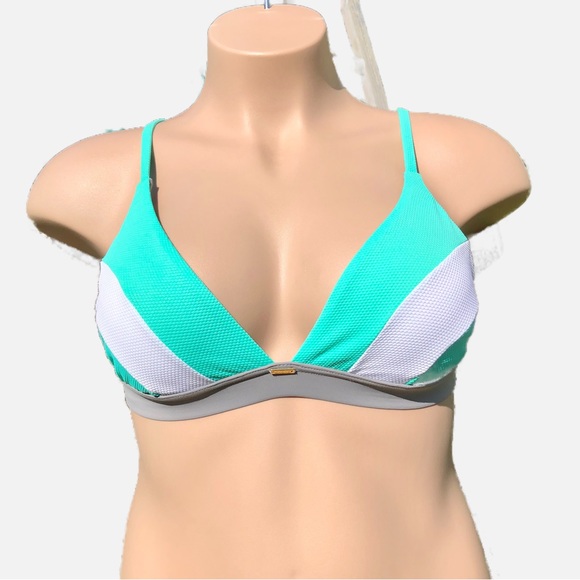 Dkoko Plus Triangle Surfing Athletic Swimsuit Bikini Bathing Suit Top XL - Picture 1 of 11